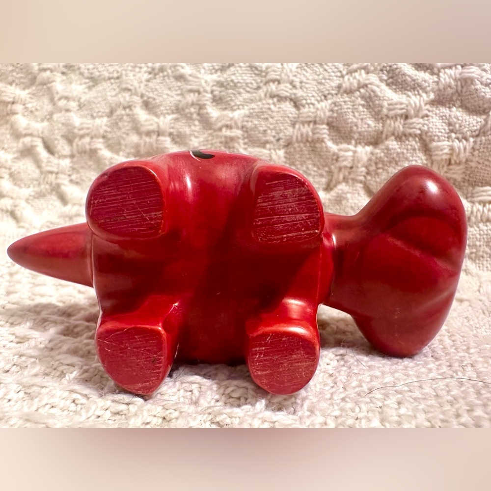 Hand-Carved Soapstone Hippo - Picture 8 of 11